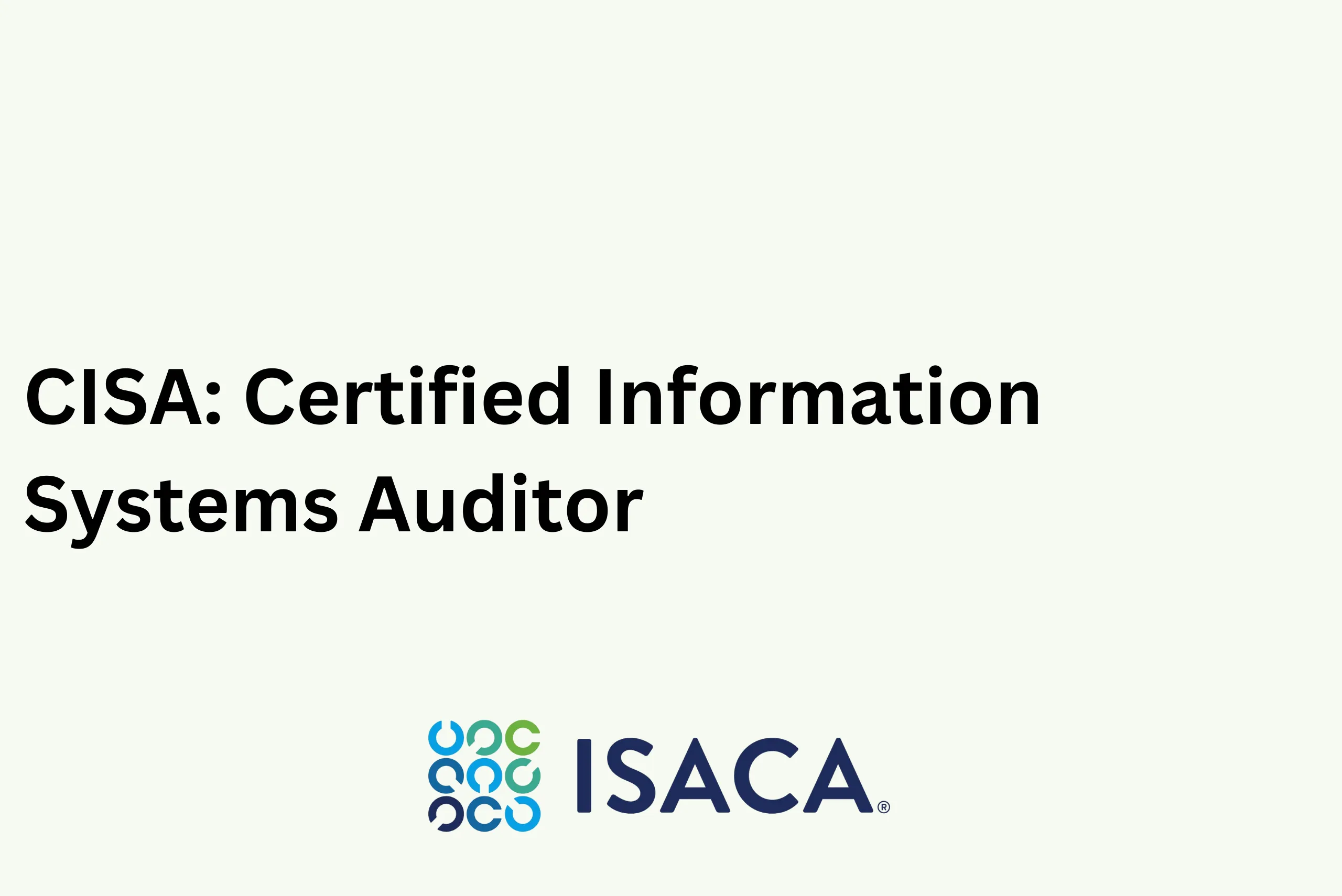 Official ISACA Training Courses | CISA & CISM in Riyadh- MontRoyal Elevate
